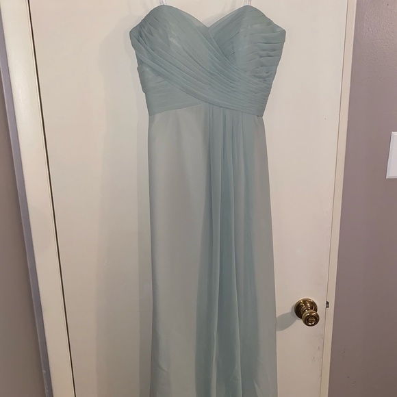 Camille pa vie mint green chiffon bridesmaid dress - Picture 3 of 8